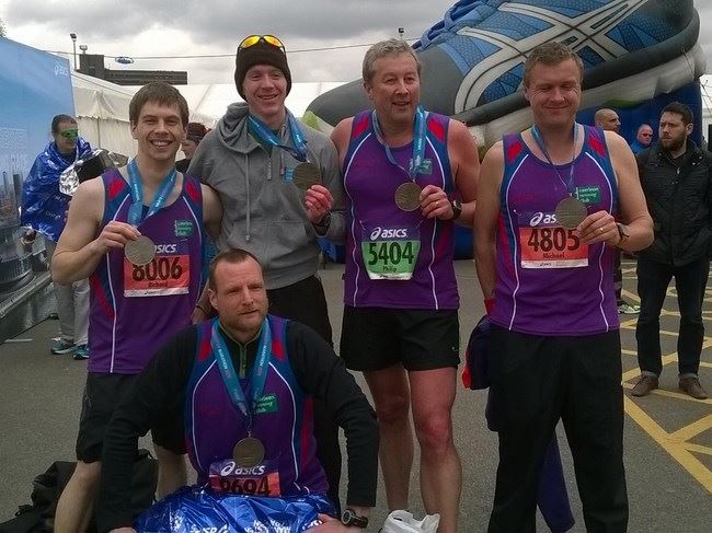 Caerleon Running Club - Greater Manchester Marathon 2015 Finishers